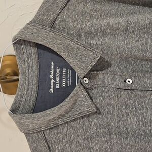 Tommy Bahama ISLANDZONE Men 3XL Gray long sleeve with left pocket